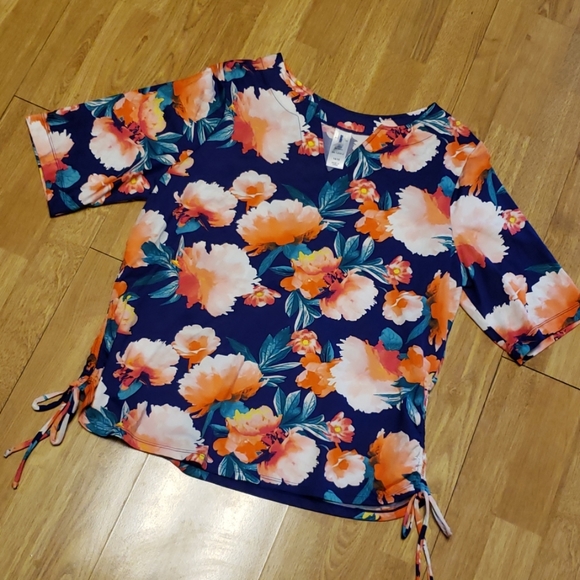 Swimsuits For All Other - Swimsuits for all floral Swim Tee 14/16